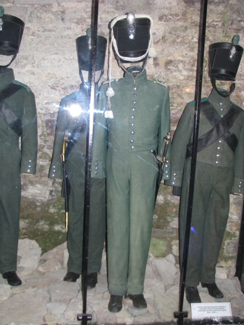 форма солдат инвалидной роты крепости Орешек